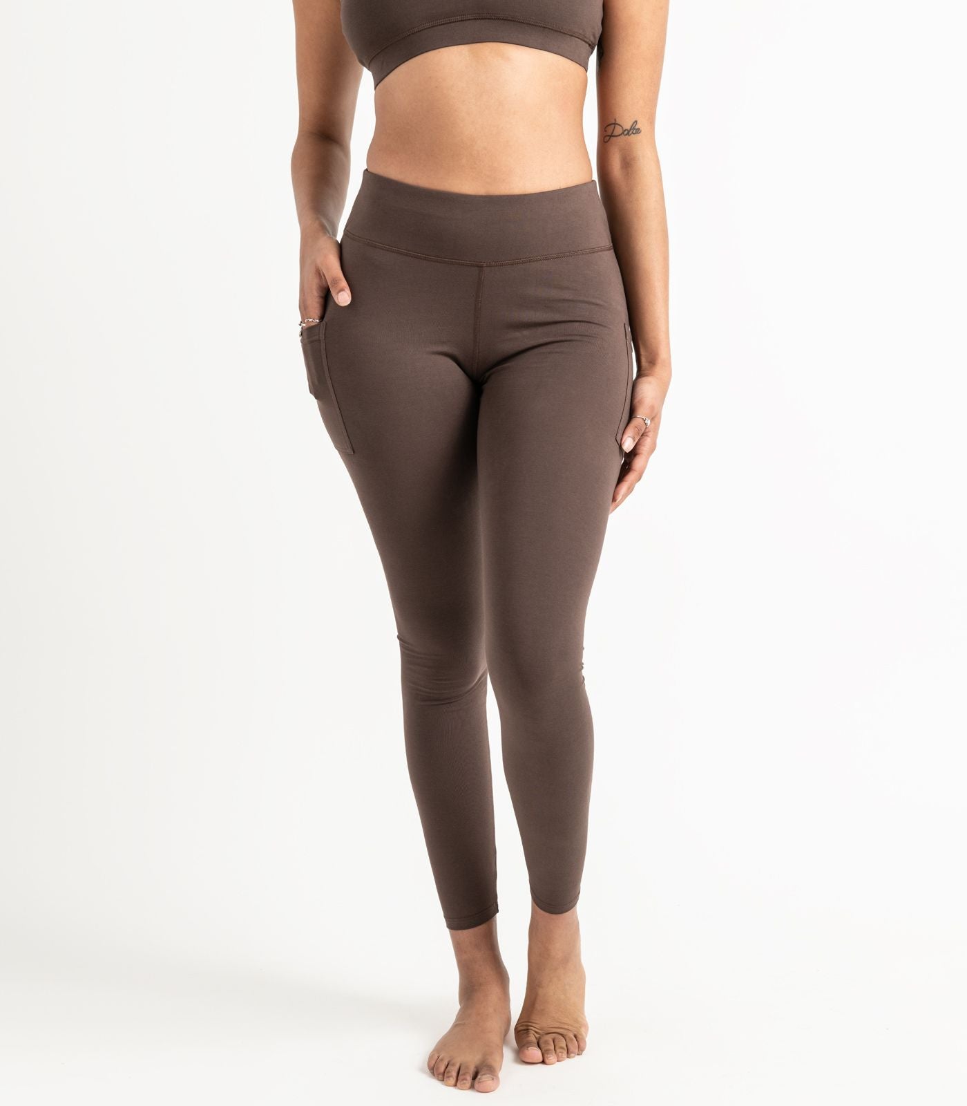 Pocket Leggings - Chocolate Martini