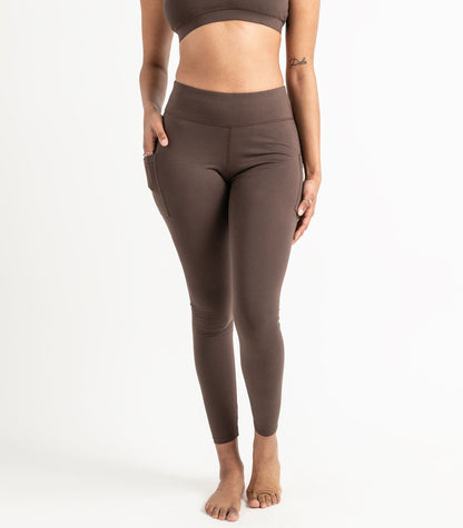 Pocket Leggings - Chocolate Martini