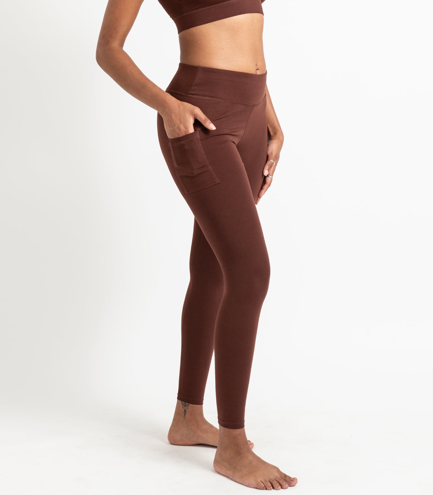Pocket Leggings - Espresso