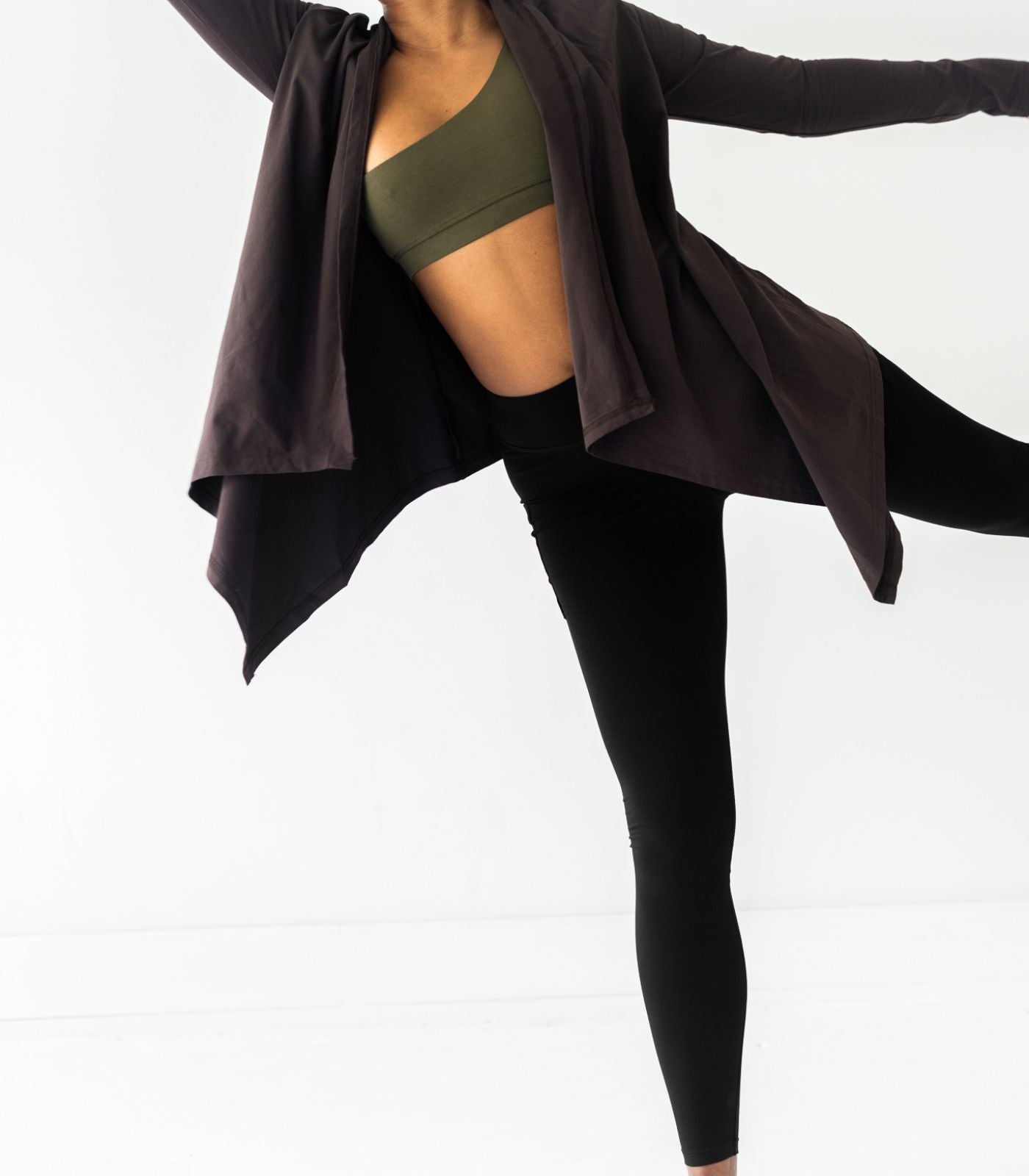 Flowing Cardigan - Chocolate Martini