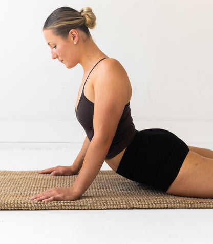 Bhumi Organic Cotton - Cropped Bra Top - Chocolate Martini