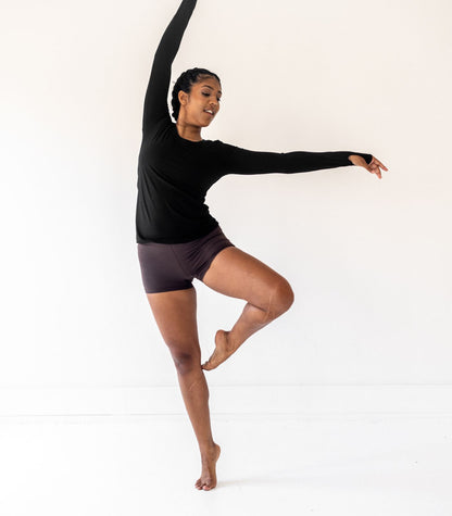 Thumbhole Tee - Black