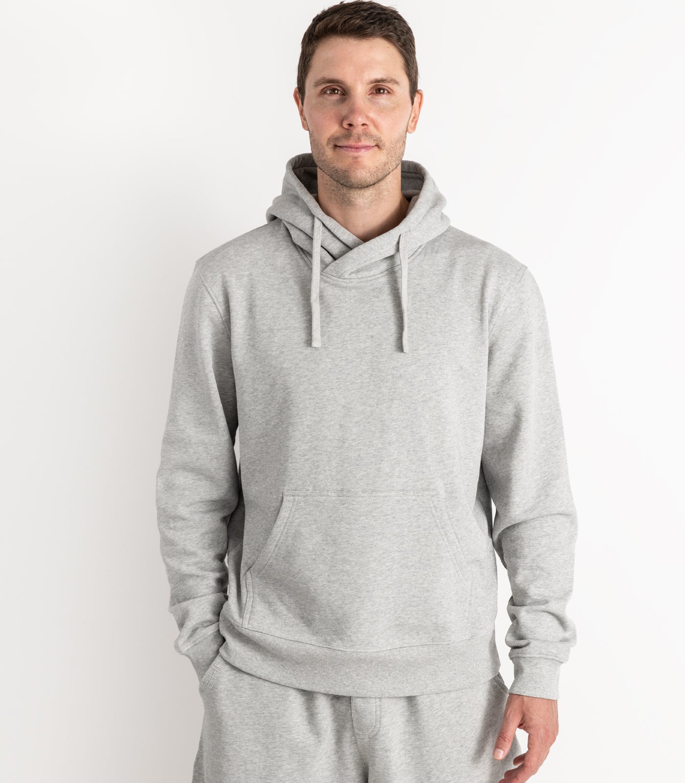 Bhumi Organic Cotton - Men's Hoodie - Light Grey Melange