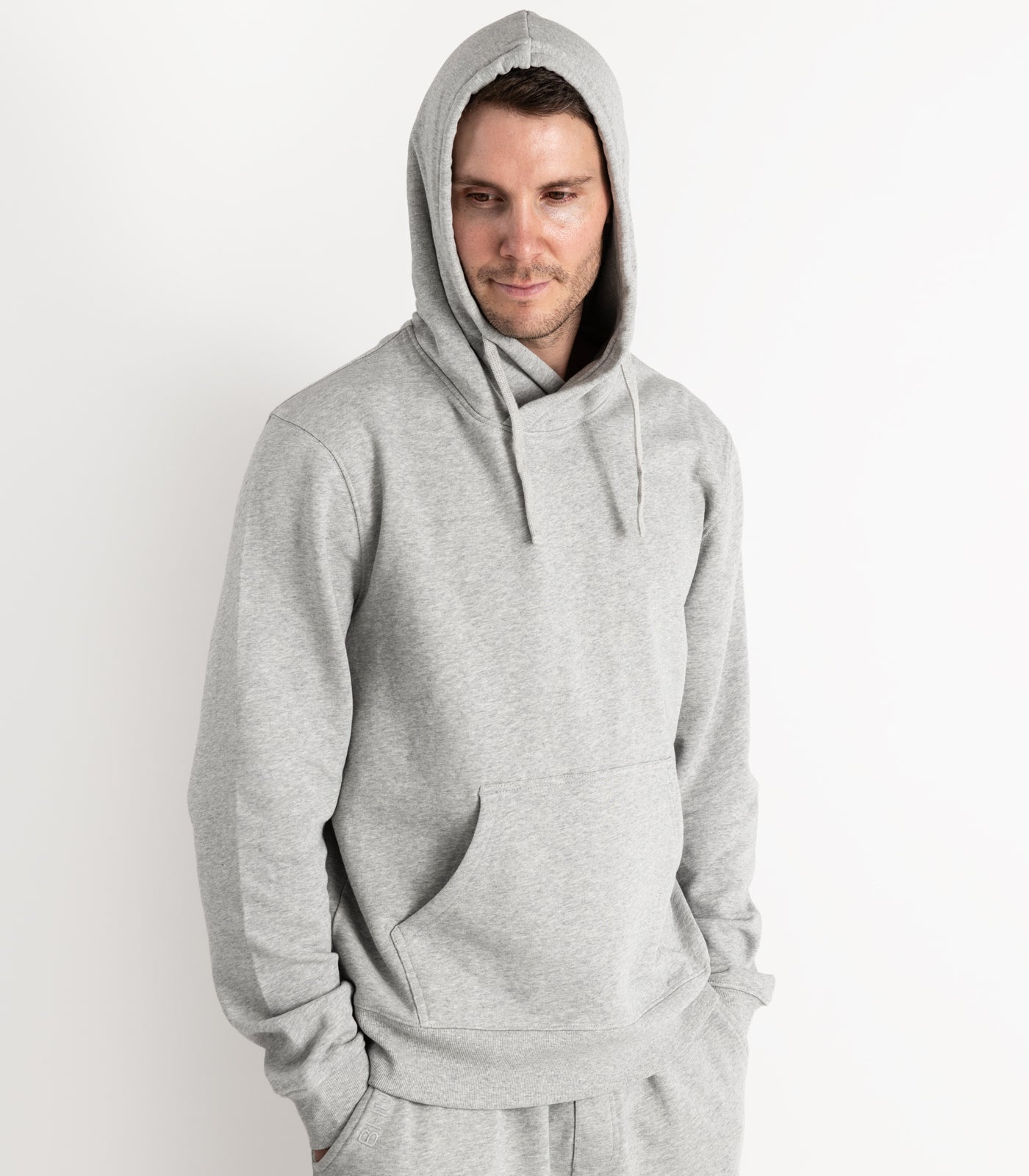 Bhumi Organic Cotton - Men's Hoodie - Light Grey Melange