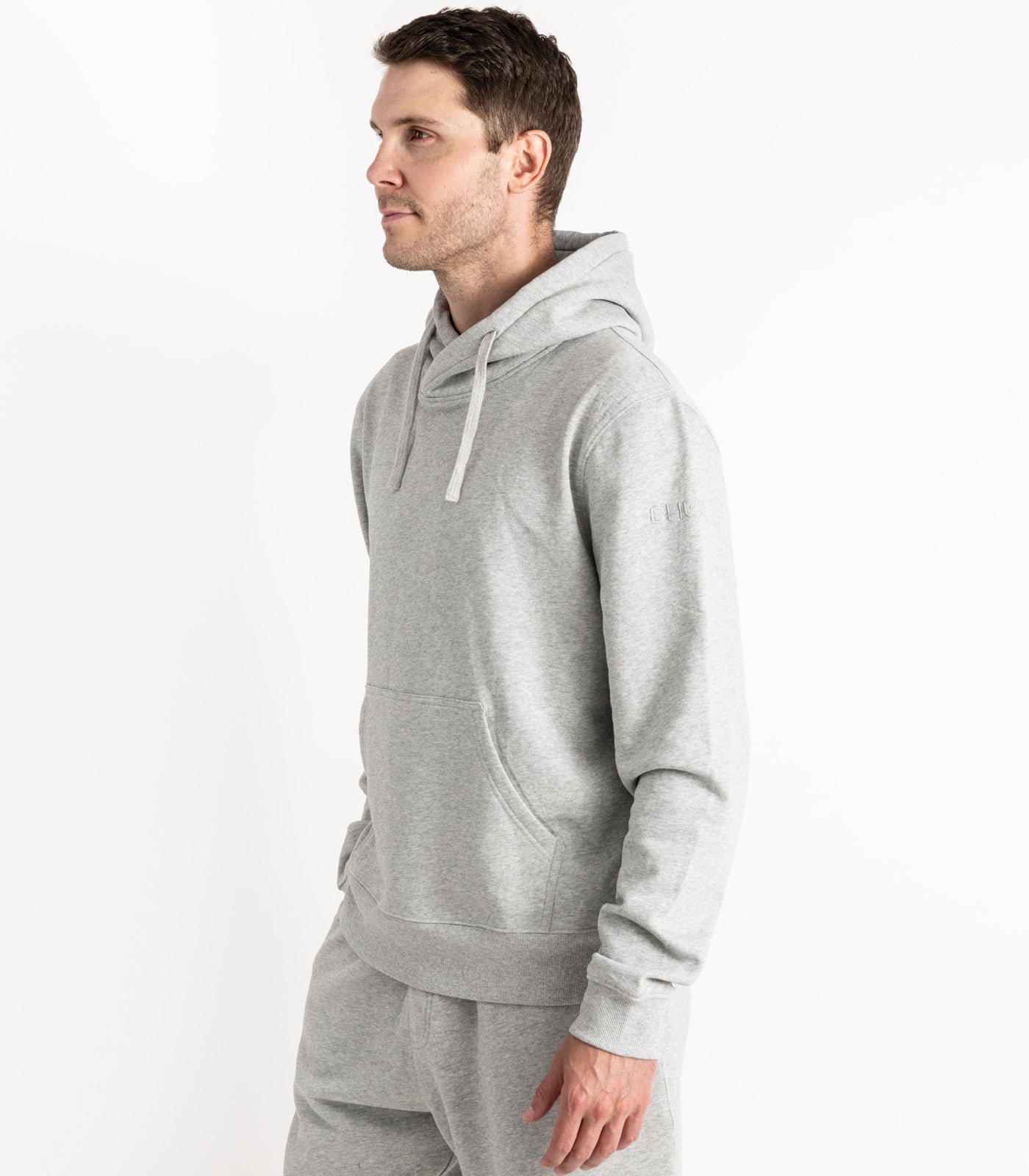 Bhumi Organic Cotton - Men's Hoodie - Light Grey Melange