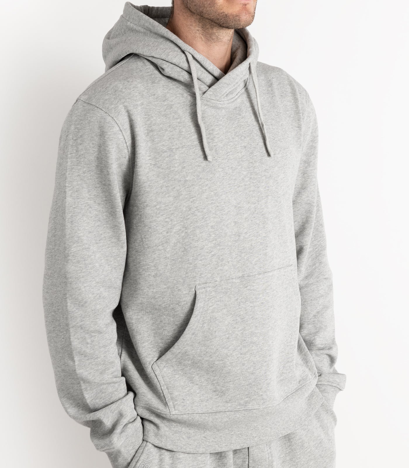 Bhumi Organic Cotton - Men's Hoodie - Light Grey Melange