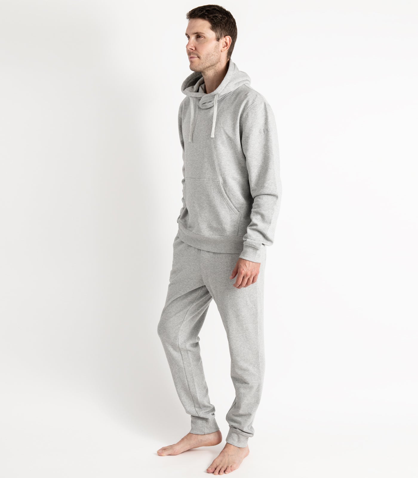 Bhumi Organic Cotton - Men's Hoodie - Light Grey Melange