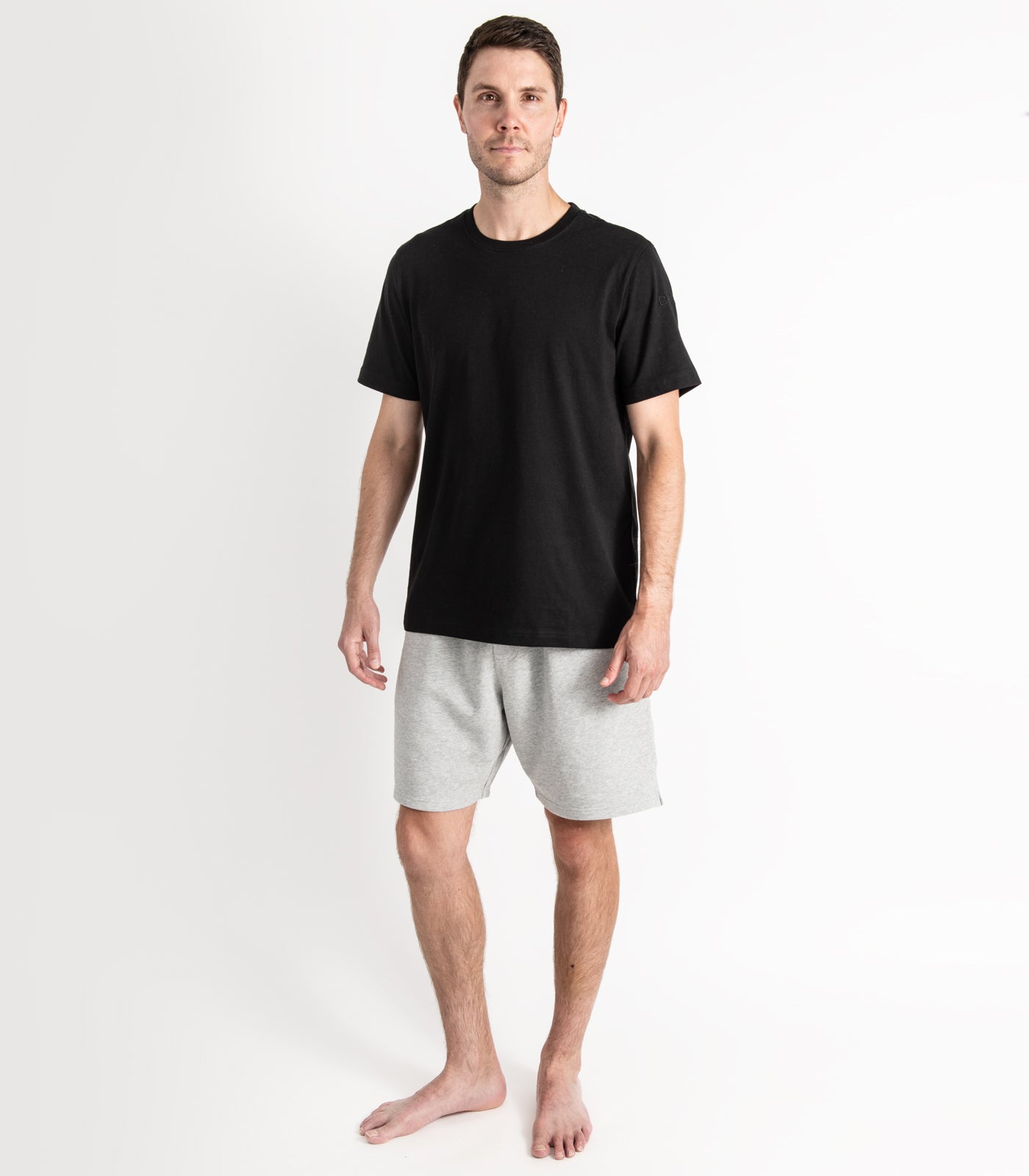 Bhumi Organic Cotton - Men's Shorts - Light Grey Melange