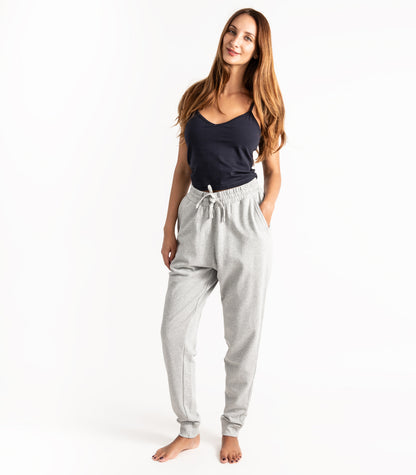 Bhumi Organic Cotton - Track Pant - Light Grey Melange