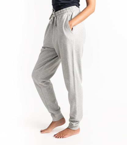 Bhumi Organic Cotton - Track Pant - Light Grey Melange