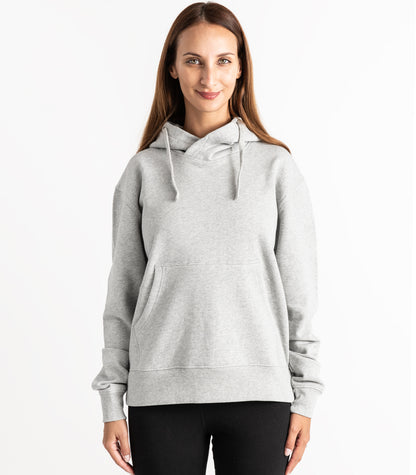 Bhumi Organic Cotton - Track Pant and Hoodie (Women) -  Light Grey Melange