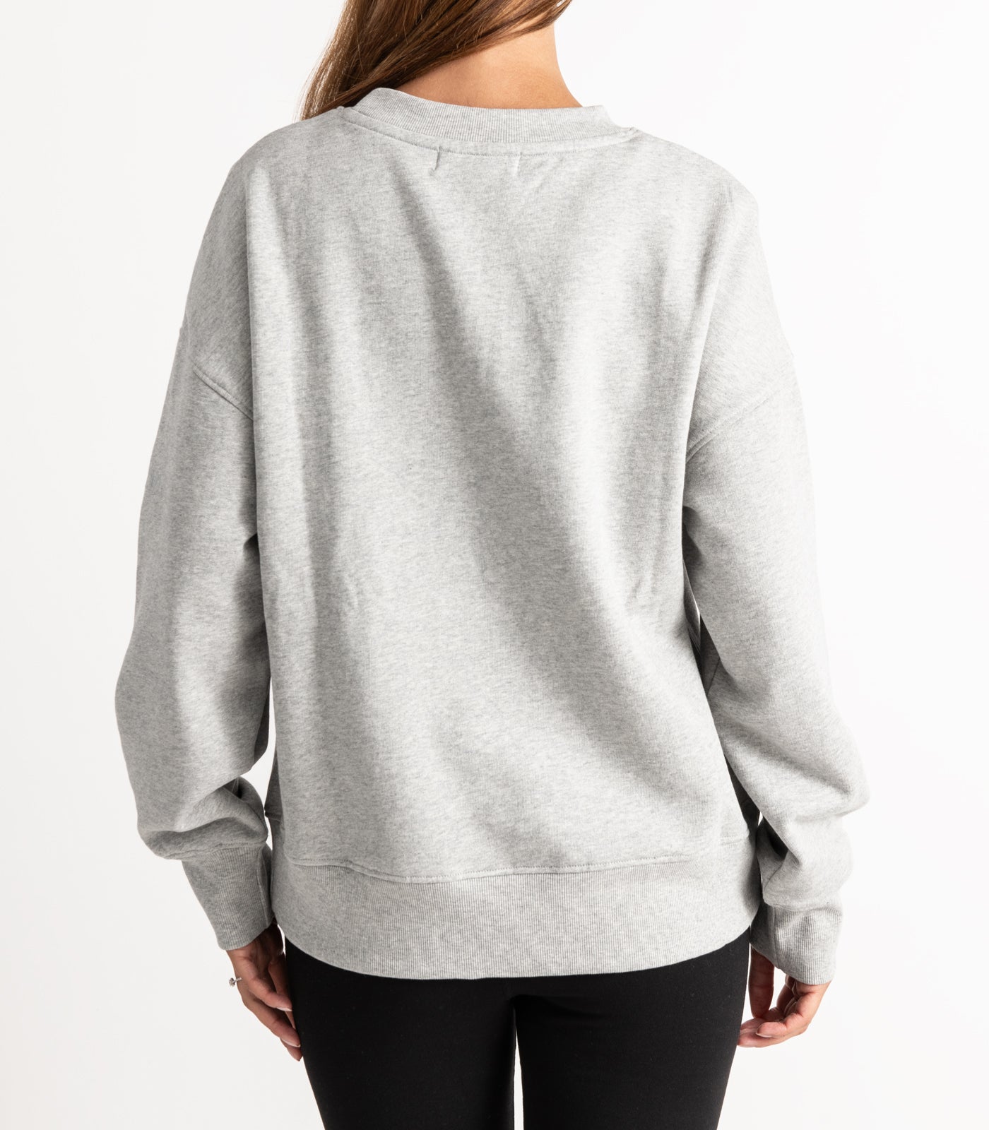 Bhumi Organic Cotton - Sweatshirt - Logo - Light Grey Melange