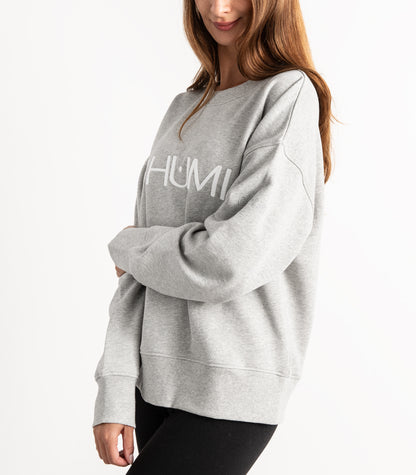 Bhumi Organic Cotton - Sweatshirt - Logo - Light Grey Melange