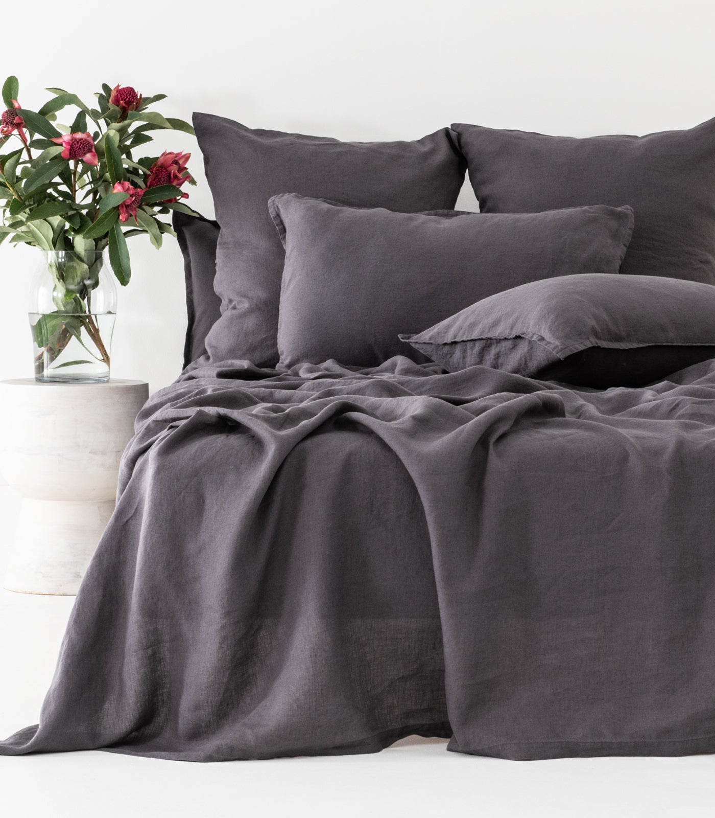 Linen Sheet Set - Ash