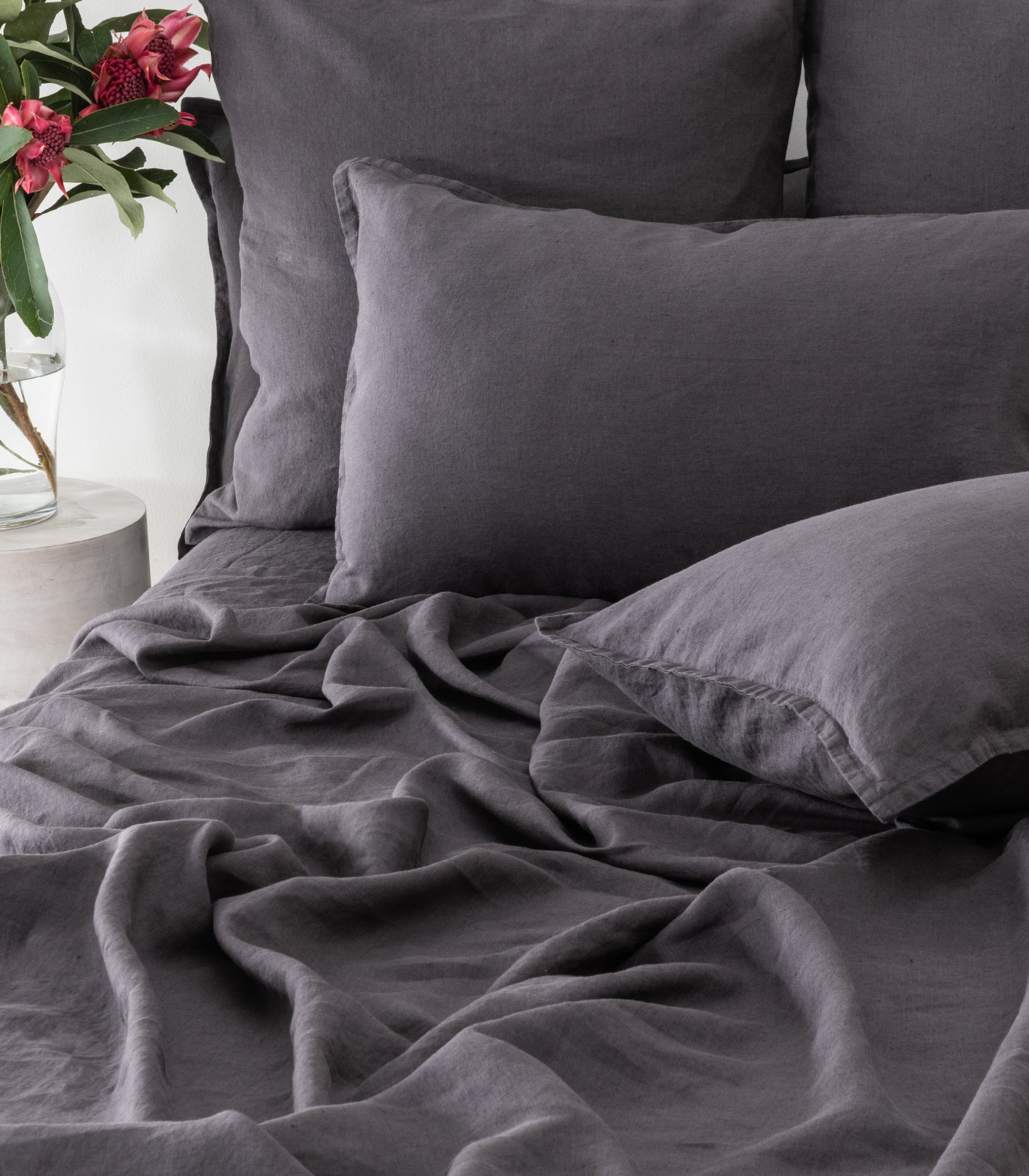 Linen Sheet Set - Ash