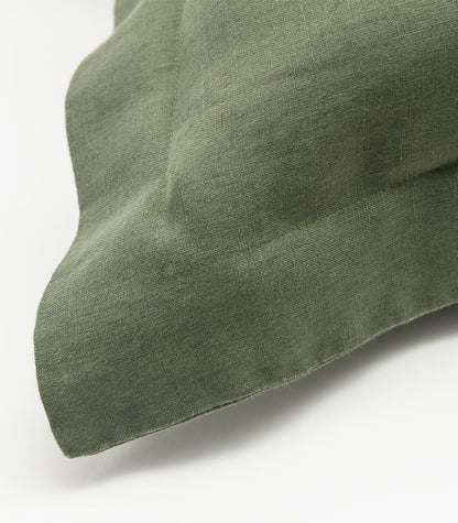 Bhumi Organic Cotton - Linen Pillow Cases (Pair) - Bronze Green