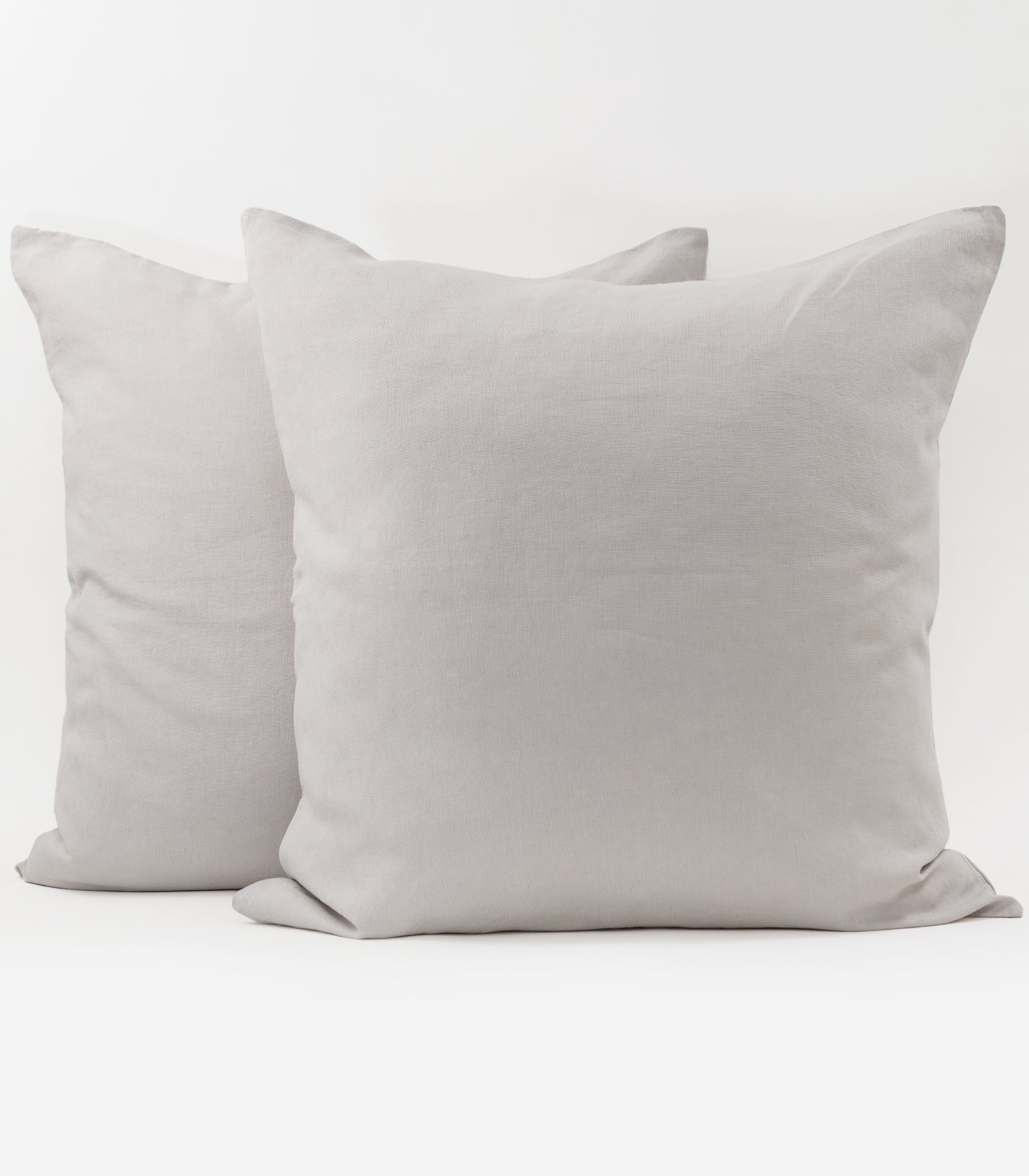 Linen European Pillow Cases - Fog