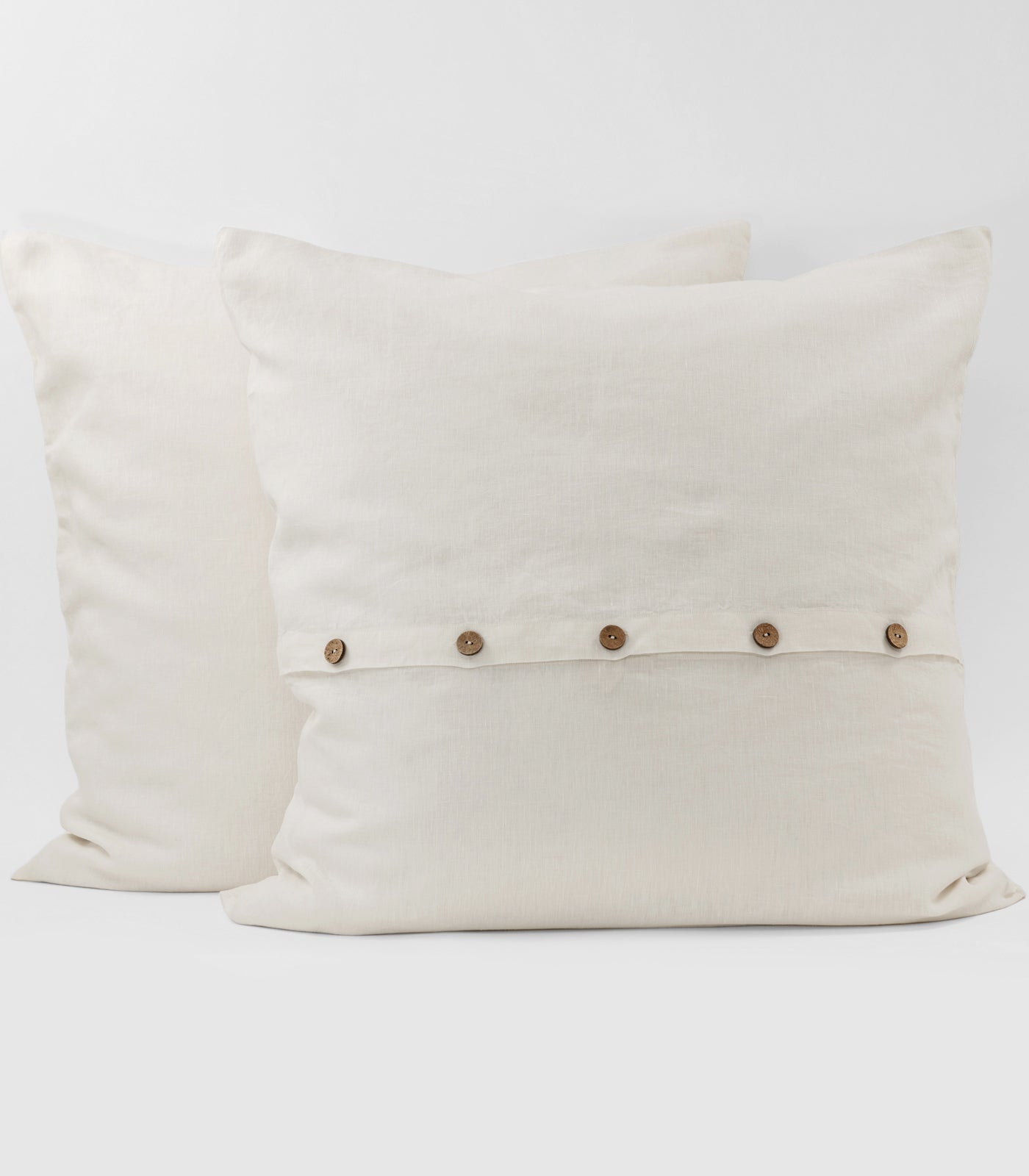 Linen European Pillow Cases - Natural