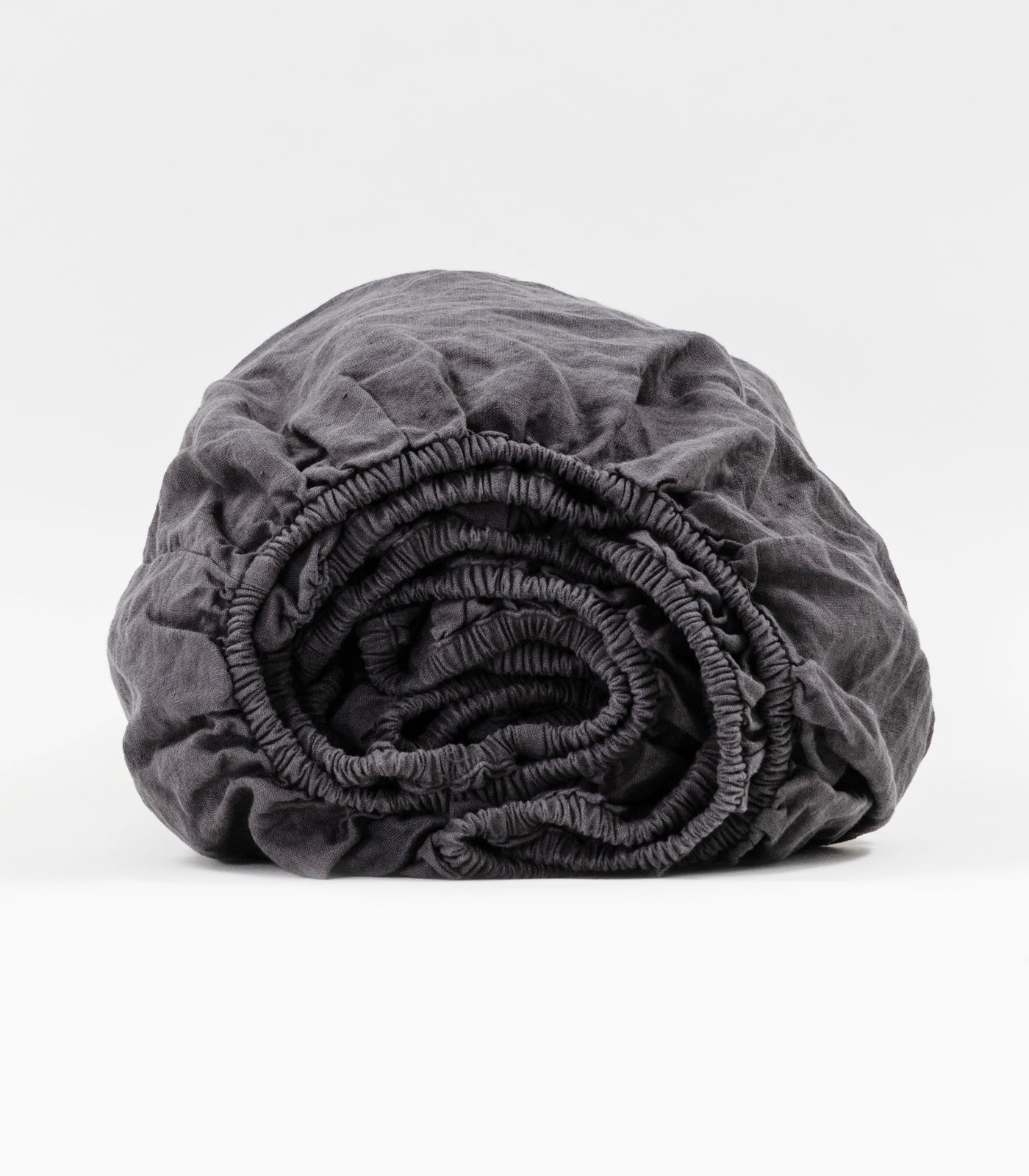 Linen Fitted Sheet Set - Ash