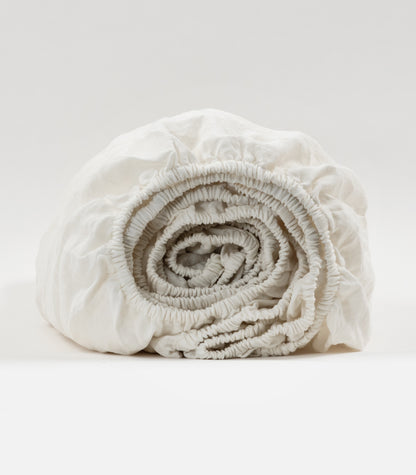 Linen Fitted Sheet Set - Natural