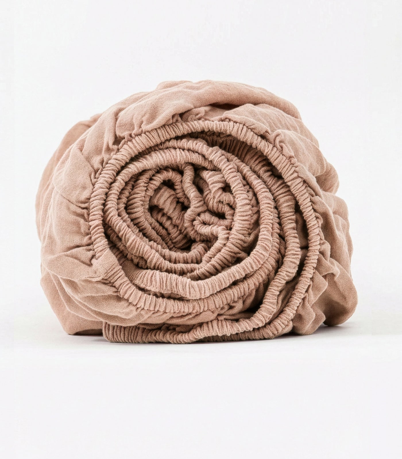 Linen Quilt Cover Set - Terracotta Blush