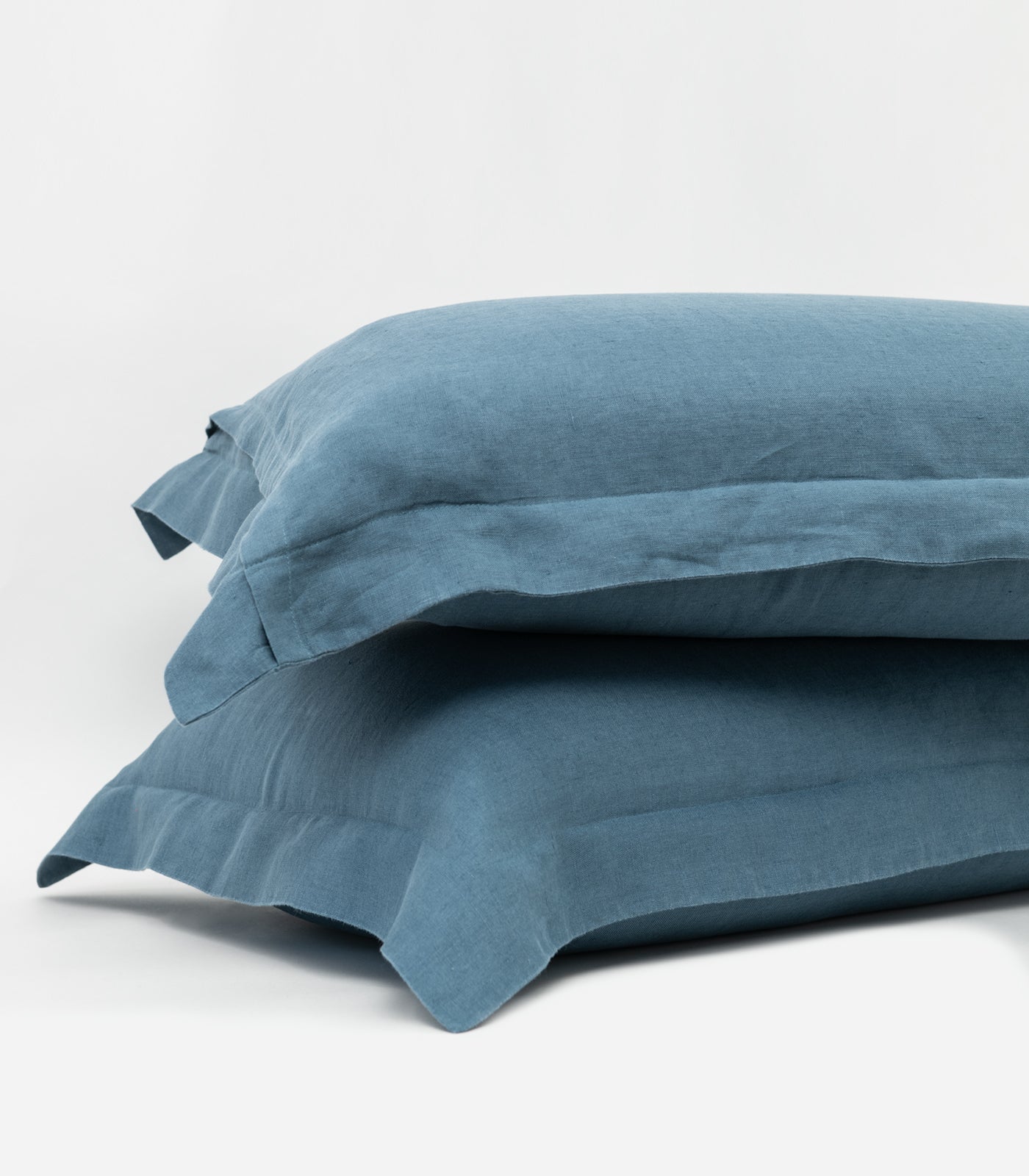 Bhumi Organic Cotton - Linen Pillow Cases (Pair) - Indian Teal