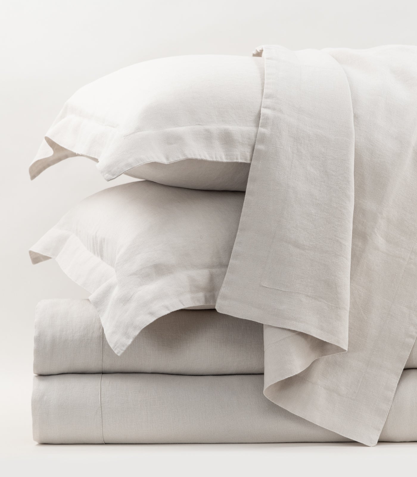 Bhumi Organic Cotton - Linen Sheet Set - Fog