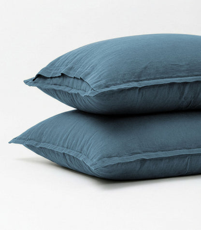 Linen Pillow Case - Indian Teal