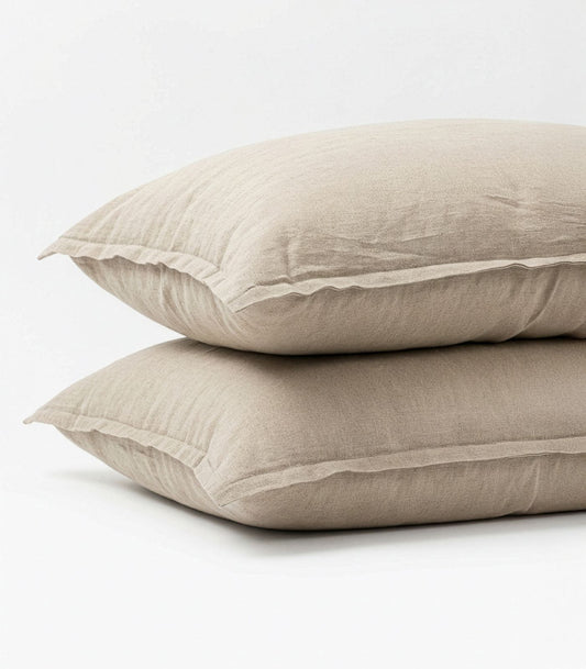 Linen Pillow Case - Raw