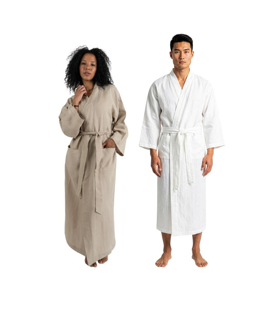 Organic Linen Robe (2 Pack)
