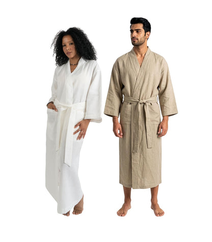 Organic Linen Robe (2 Pack)