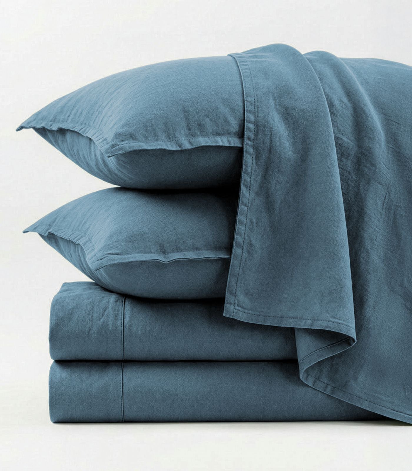 Linen Sheet Set - Indian Teal