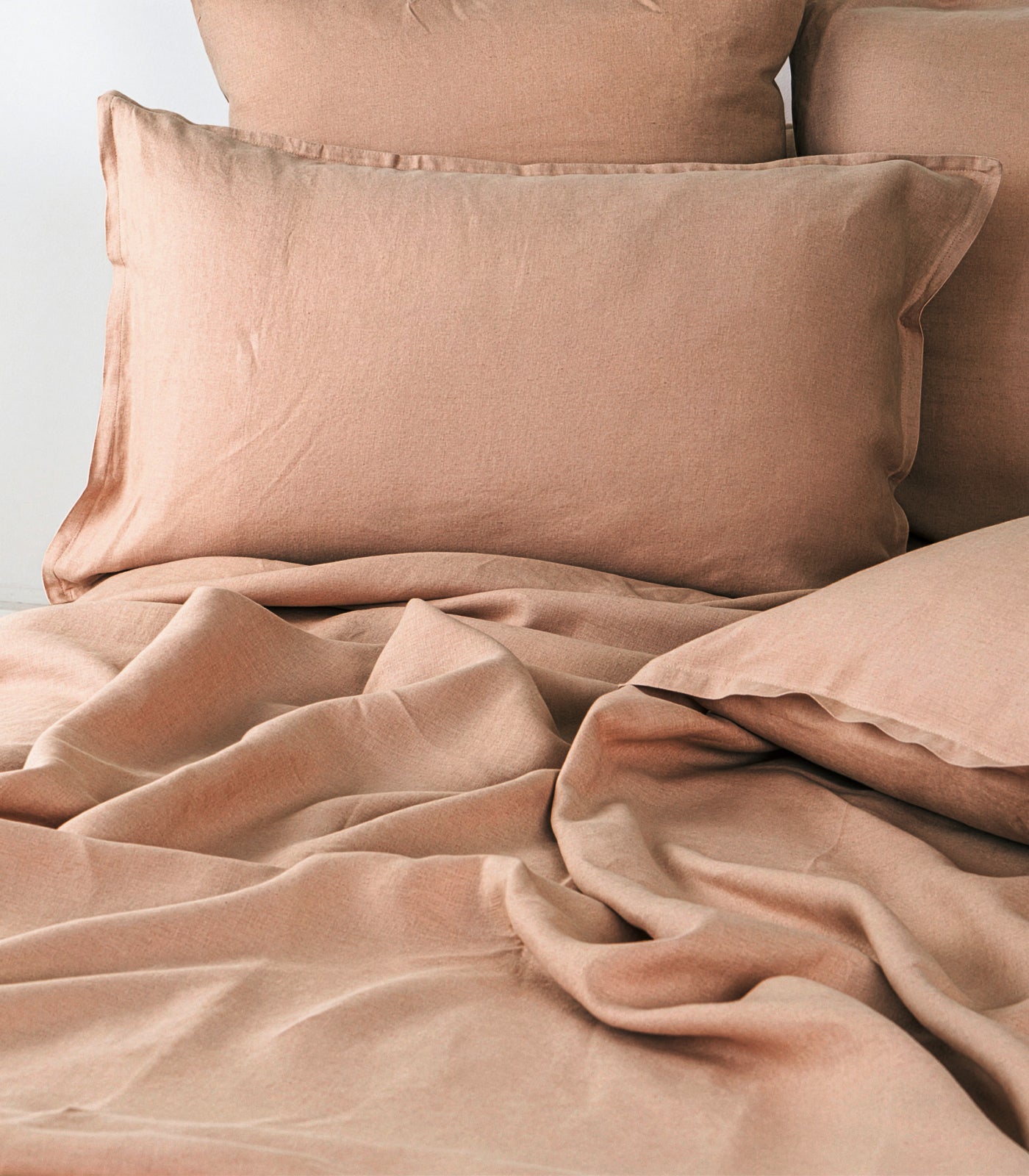 Linen Sheet Set - Terracotta Blush