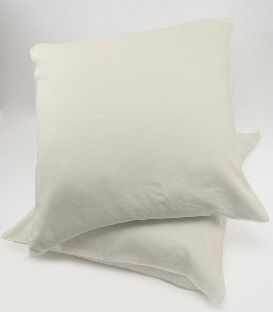 Linen Pillow Cases (pair) - European - Ice