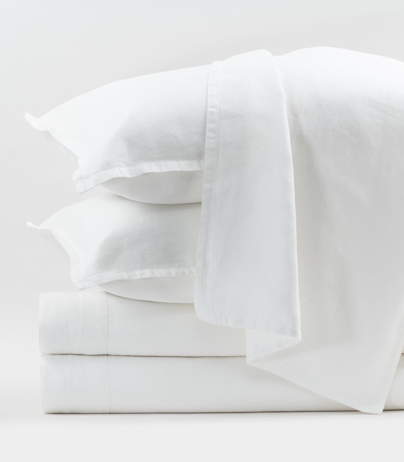 Linen Sheet Set - White