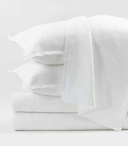 Linen Sheet Set - White