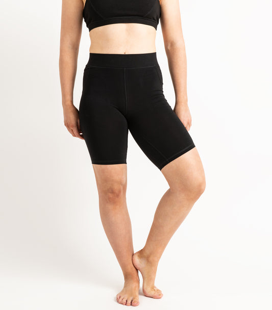 Long Bike Shorts - Black