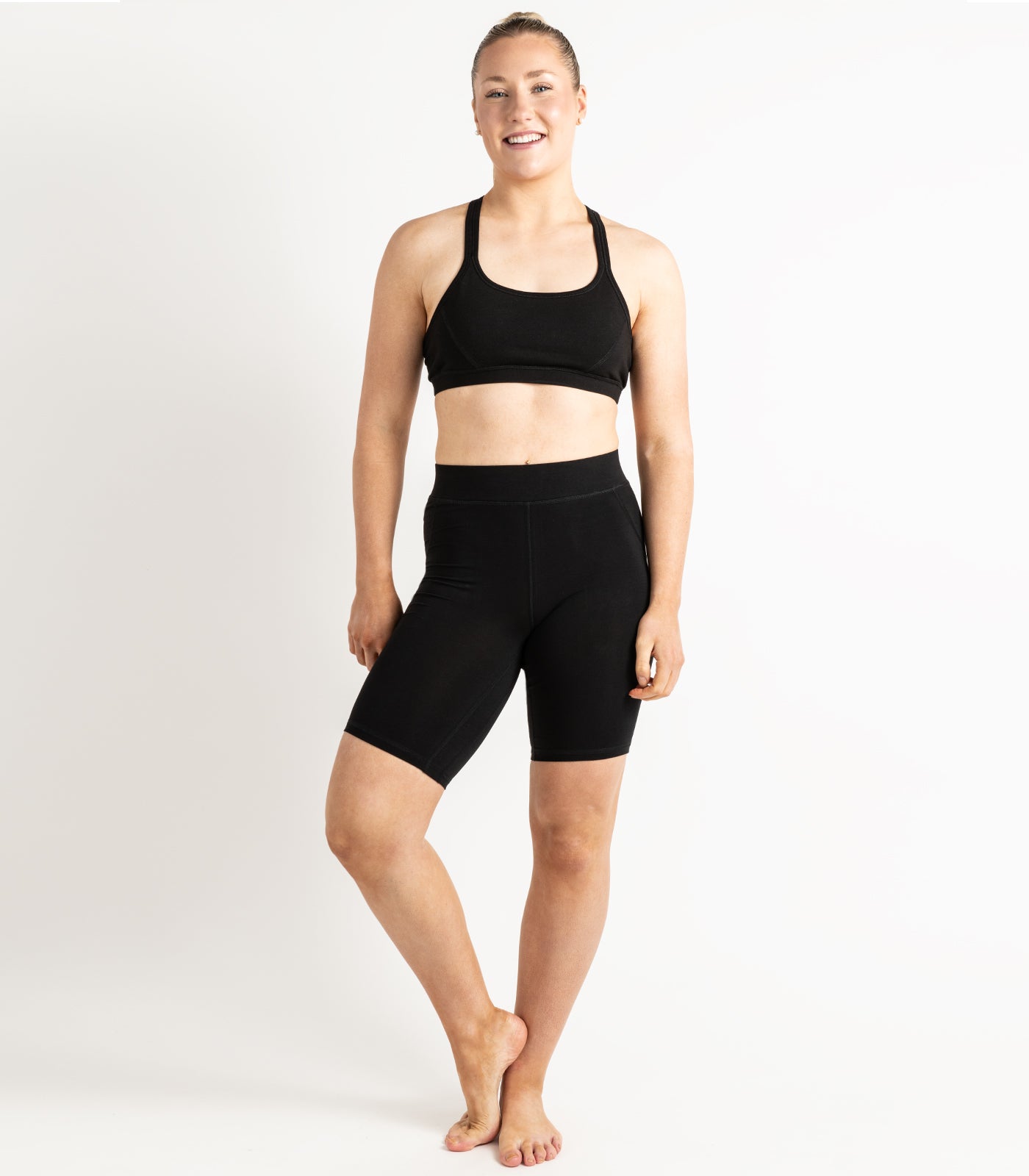 Long Bike Shorts - Black