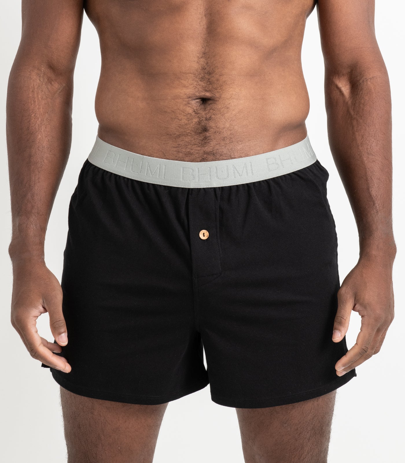 Bhumi Organic Cotton - Original Boxers (2 Pack) - Black