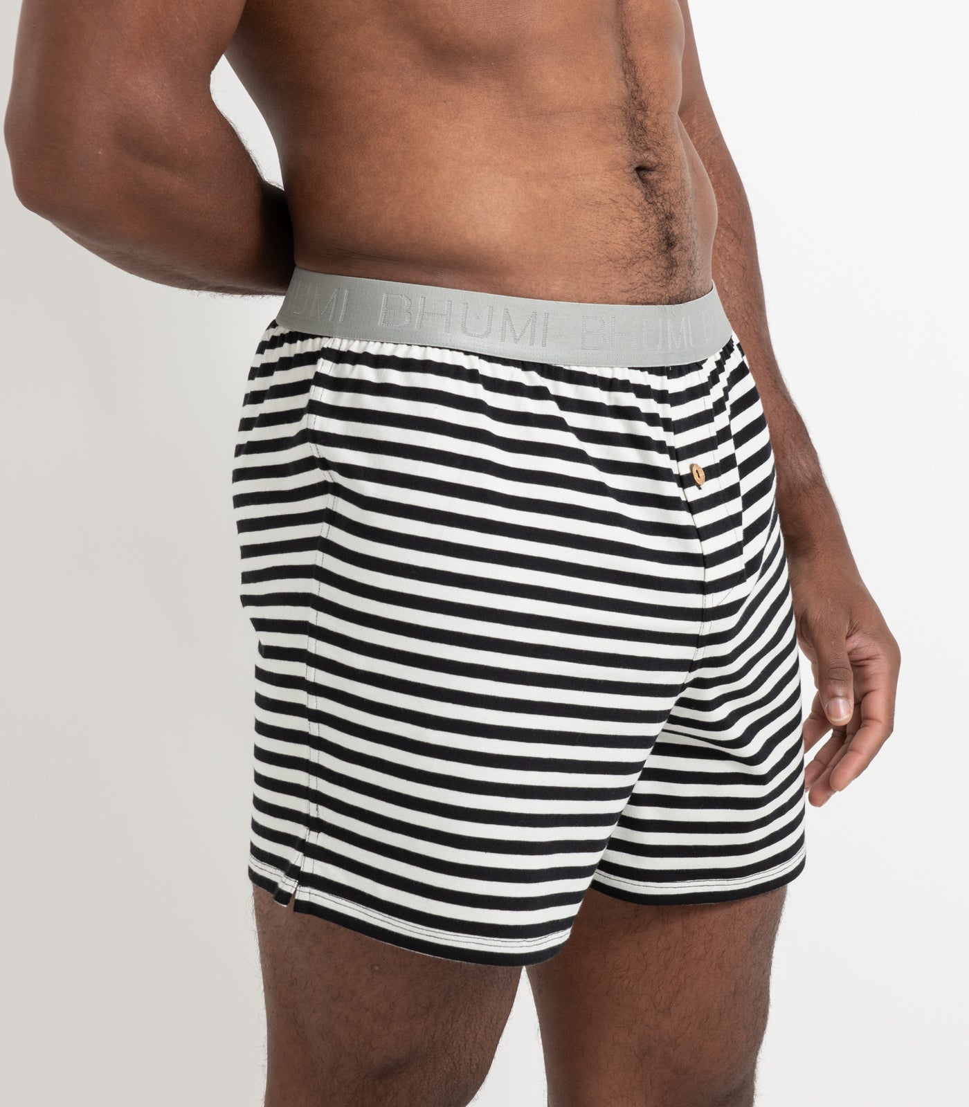 Bhumi Organic Cotton - Original Boxers (2 Pack) - Black Stripe