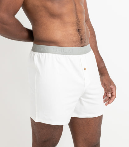 Bhumi Organic Cotton - Original Boxers (2 Pack) - White