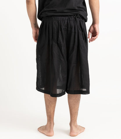 Organic Khadi Breeze Shorts - Black