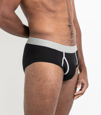 Bhumi Organic Cotton - The Original Briefs (2 Pack) - Black