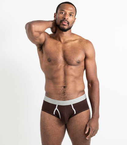 Bhumi Organic Cotton - The Original Briefs (2 Pack) - Coffee Bean