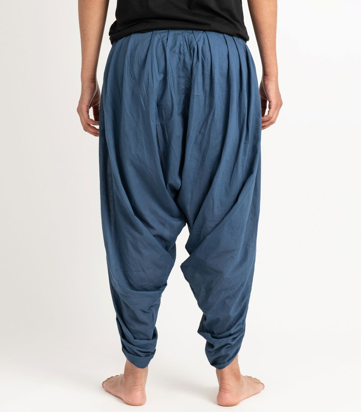 Organic Voile Dhoti Pants - Indigo