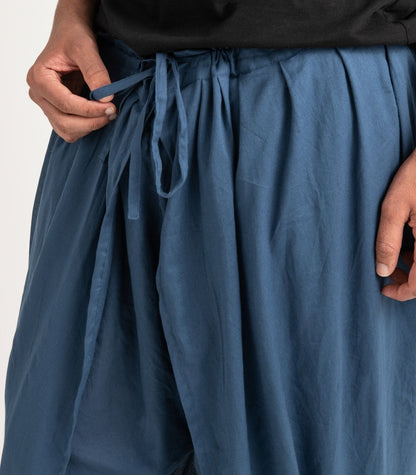 Organic Voile Dhoti Pants - Indigo