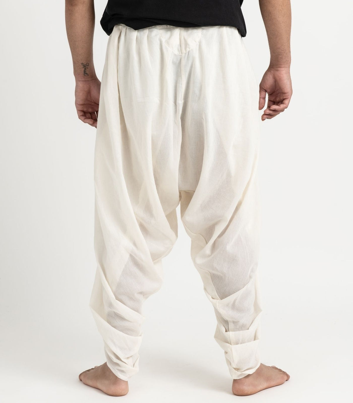 Organic Voile Dhoti Pants - Natural