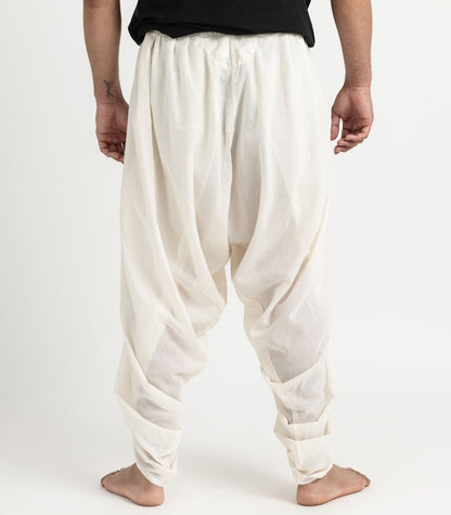 Organic Voile Dhoti Pants - Natural