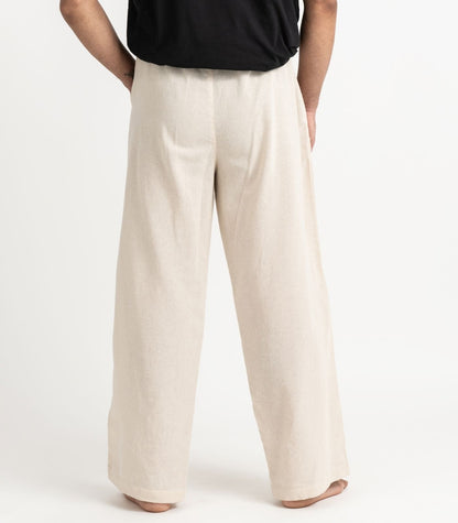 Men's Organic Khadi Kurta Pants - Natural