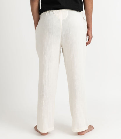 Men's Organic Muslin Kurta Pants - Natural 